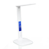 Schreibtischlampe, Schullampe mit LCD-Display | 3 Lichtfarben | Thermometer, Wecker | FX-015B