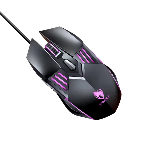 Kabelgebundene Gaming-Maus | RGB beleuchtete Gaming-Maus | G560-Schwarz