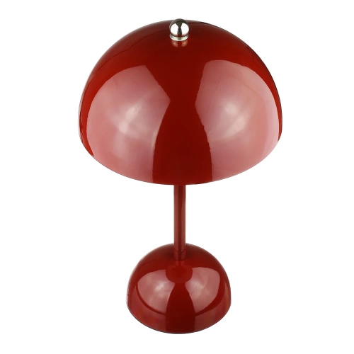 Stilvolle Tischlampe | Kabellose Nachtlichtlampe mit drei Leuchtfarben | HJA27-1-ROT