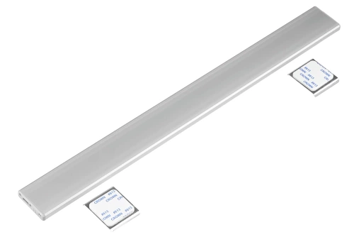 Möbel-Licht mit Bewegungssensor | Kabellose Nachttischlampe mit Sensor | LED-Unterbauleuchte 30 cm | HSL-S30CM-SILVER