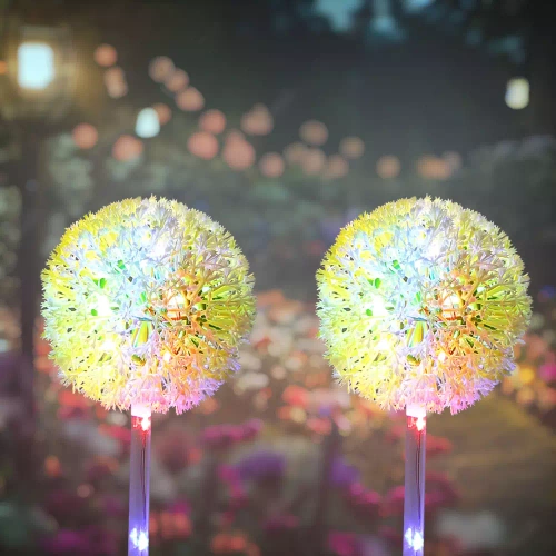 Solarblume | Solar-LED-Gartenlaterne Knoblauch | 73 cm, 600 mAh | FLD-05-C