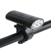 Vorderes Premium-Fahrradlicht | Aluminium | 3x LED XM-L T6 CREE, 750lm, 6 Beleuchtungsmodi, 3000mAh Akku | Powerbank | L9