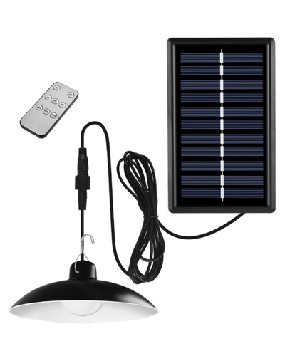 Hängende Solar-LED-Gartenlaterne mit Dämmerungssensor IP44 | 30 LED-SMD-Lampen | IR-Fernbedienung | LD-04