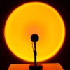Stimmungsvolle LED-Projektorlampe, die den Sonnenuntergang imitiert, mit 7 farbigen Einsätzen