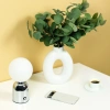 Elegante Tischleuchte mit einstellbarer Farbe und Lichtintensität | Berührungsempfindliche Nachtlampe mit eingebautem Akku | YG-D031-SILVER