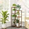 Holz Blumenständer für Töpfe | Pflanzenständer | Blumenregal | NZ238-BAMBOO