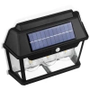 Solar-Wandleuchte LED | Solarlampe mit Dämmerungs- und Bewegungssensor | Solar-Außenbeleuchtung | TG-TY13504