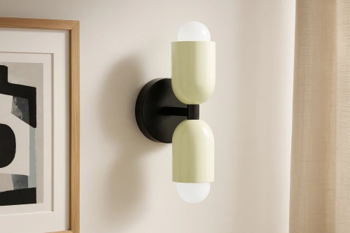 Wandleuchte LED E27 | Design-Kinkiet für Wohnzimmer oder Schlafzimmer | YG-W008-W+W