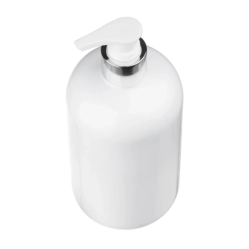 Seifenspender | Weiße Flasche mit Spender für Flüssigseife | XH35-WHITE