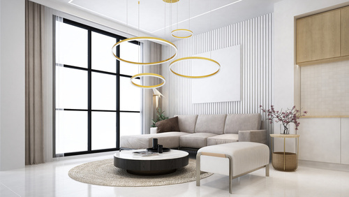Mehrfachfunktionale moderne Pendelleuchte | LED | Gold | RLK-C04-157W-G