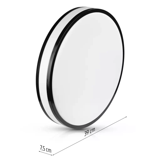 LED-Aufbaupanel | 24 W | schwarz | CRT-24W-BLACK