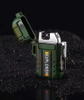 Plasma Feuerzeug | Wasserdichtes Survival Feuerzeug | USB wiederaufladbares Feuerzeug | JL-F12-Grün