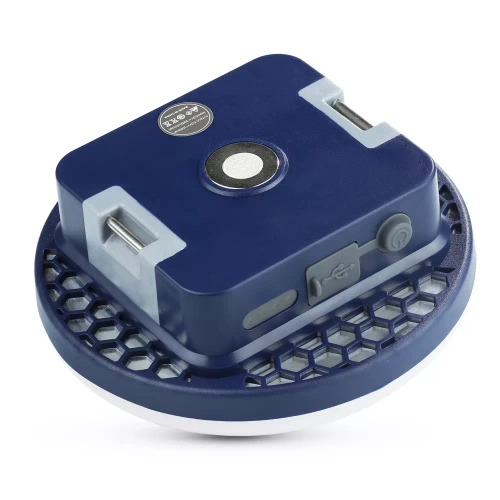 LED-Campinglampe mit starkem Magnet und Powerbank-Funktion | 88 LEDs, 8.400 mAh, 2.000 lm, 3 Lichtfarben mit stufenloser Helligkeitsregelung | BM-L05