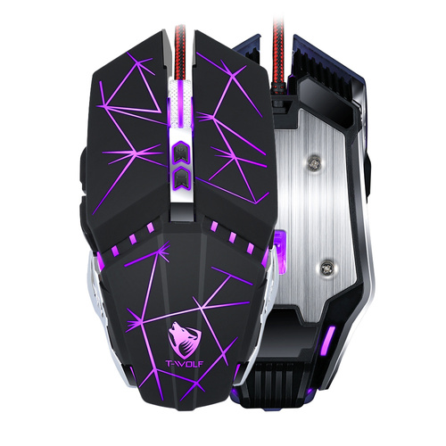 Gaming-Maus | kabelgebunden, optisch, USB | 800–3.200 DPI, 7 Tasten | V7