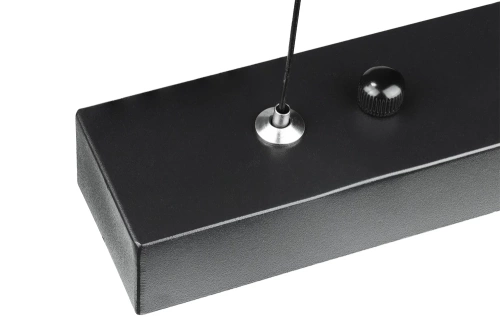 Moderne rechteckige Pendelleuchte | Fernbedienung | LED | schwarz | SX41-60CM-24W-BK