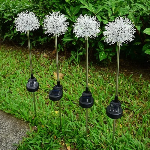 Solarblume | Solar-LED-Gartenlaterne Pusteblume | 68 cm, 600 mAh | FLD-28-W