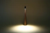 Tischlampe 33,5cm | Kabellose Nachtlampe mit eingebautem Akku | Lampe mit Touch-Steuerung | HMS-355-BROWN