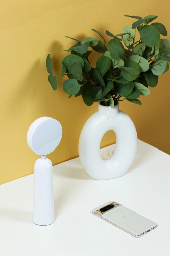 LED-Tischleuchte | kabellos, schwenkbarer Kopf | weiß | JX12-WHITE