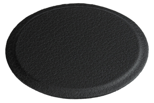 Handyhalterung Magnetplatte | Schwarzes Kunstleder | MSS