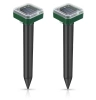 Tierschreck Solarbetriebener Spike | 2 Stück | YSJ-1265-SCHWARZ