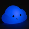 Silikon LED Nachtlicht Wolke | Tragbare Kinderlampe 9 Farben Licht | USB wiederaufladbare Lampe | JL-907