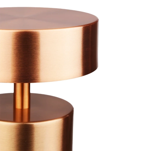 Kabellose Tischlampe | Touch-Nachtlicht mit einstellbarer Lichtfarbe | Pilz-USB-Lampe | HJA29-ROSEGOLD