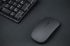 Kabellose optische Bürocomputermaus | 2,4 GHz + Bluetooth 5.2 | 800-1600 DPI | Schwarz | X1-Dual