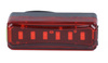 LED-Fahrrad-Rücklicht | 6 Dioden, 4 Leuchtmodi, 300lm, integrierter Akku | BL069