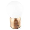 Elegante Tischleuchte mit einstellbarer Farbe und Lichtintensität | Berührungsempfindliche Nachtlampe mit eingebautem Akku | YG-D031-KUPFER