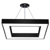LED-Pendelleuchte 40W | quadratisch | Aluminium | blendfrei | 60x60x6 | LPL-008