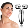 Gesichtsmassagegerät | Rotierender Gesichts- und Körperroller | AL-306B-SILVER