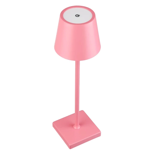 Tischlampe mit integriertem Akku | Berührungsempfindliche Nachttischlampe | HJA28-PINK-1