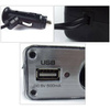 Zigarettenanzünder-Steckdose-Splitter | USB-Anschluss | 12V und 24V | C07-Schwarz
