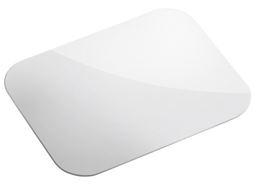 Magnetische Handyhalterung Metallplatten Set | 2 Stück (rund + rechteckig) | silber