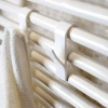 Handtuchhaken für Bad | Befestigung am Heizkörper, Radiator | Haken-Set | weiß | PG-Y03-WHITE