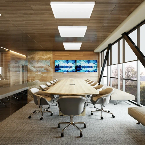 LED-Deckenpanel | Aufputz-Plafond 60x60cm | 60W, 5760lm | Weiss