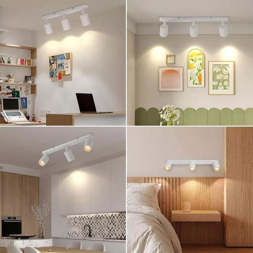 Deckenstrahler | 3x GU10, schwenkbar | weiß | MS-GU10-3