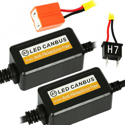 2er Set - A0 H7 analog LED CAN BUS Filter - orange
