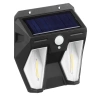 LED-Wandleuchte solar | Doppelstrahler mit Dämmerungs- und Bewegungssensor | Außenbeleuchtung solar | TG-TY13602