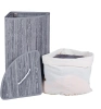 Wäschekorb | 60 l | grau | AYL-60L-GREY