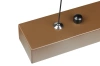 Moderne rechteckige Hängelampe | Fernbedienung | LED | Braun | SX41-100CM-40W-BR