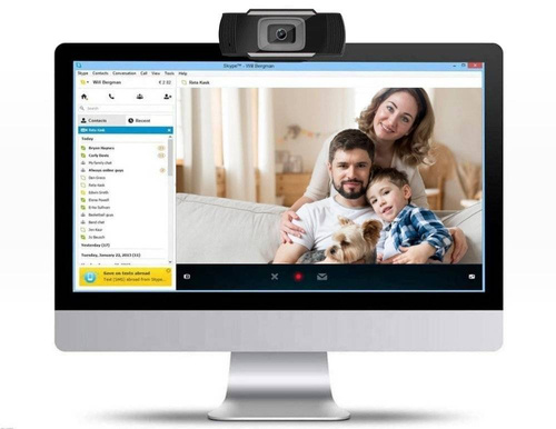 Webkamera FULL HD | Sensor F37 Linse 1080p | Q8-Schwarz