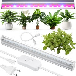 Pflanzenwachstumsleuchte | 6W Pflanzenlampe | Lampe mit Netzkabel und Verbindungskabel | DG-T5-White