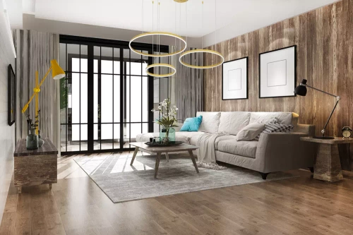 Mehrfachfunktionsmoderne Pendelleuchte | LED | Gold | RLK-C03-69W-G