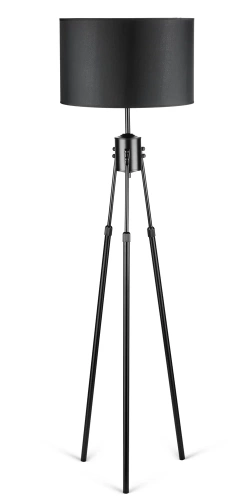 Modernes, stilvolles Beleuchtung für Wohnzimmer, Schlafzimmer | Schwarz-goldene Stehlampe mit Metallgestell | DYT-L155-BLACK | Schwarze Stehlampe