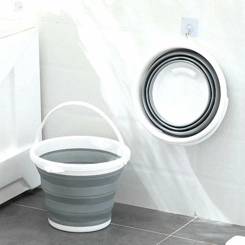 Camping-Schüssel | 10 l | faltbar universell | Silikon-Babywanne | tragbarer Eimer | XCP-10L