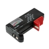 Batterietester | analoges Voltmeter | universeller Tester für Batterien und Akkus | schwarz | BT-168-BLACK