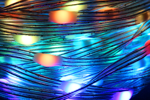 LED-Band WS2812B RGBIC 10 m | Neon Lichterkette | Fernbedienung IR, Bluetooth, IP65, USB | ASF-RGB-10M