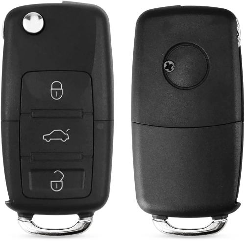 Schlüsselgehäuse für VW, Skoda, Seat | Ersatz-Fernbedienung für Auto | VM-T5-POLO