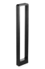 Moderne Stehleuchte für den Garten, LED-Säule | Aluminium 80cm, IP54, 10W=1200lm | LLM-80CM